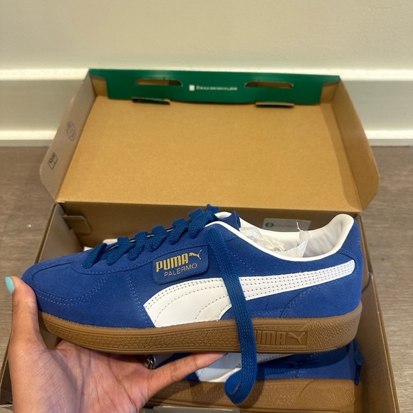 Women’s Puma Palermo (blue) - Picture 3 of 4